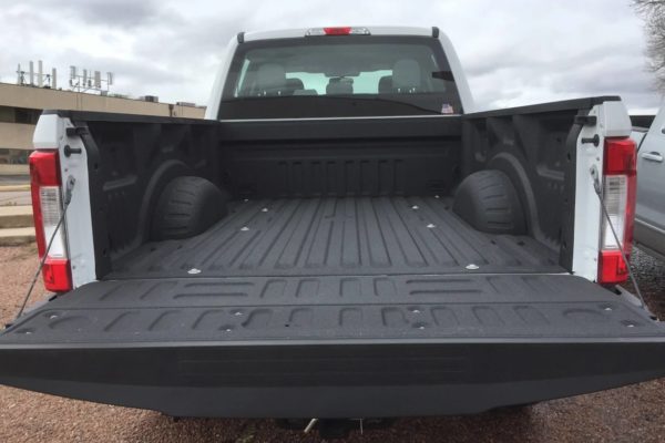 Pickup truck bed with ProCote spray on bedliner